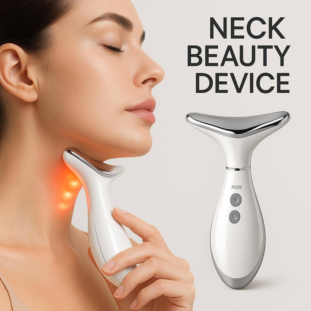 AIDiva: Neck Beauty Device - Vibrating Face & Neck Massager