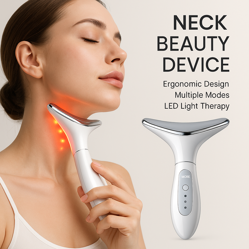 AIDiva: Neck Beauty Device - Vibrating Face & Neck Massager