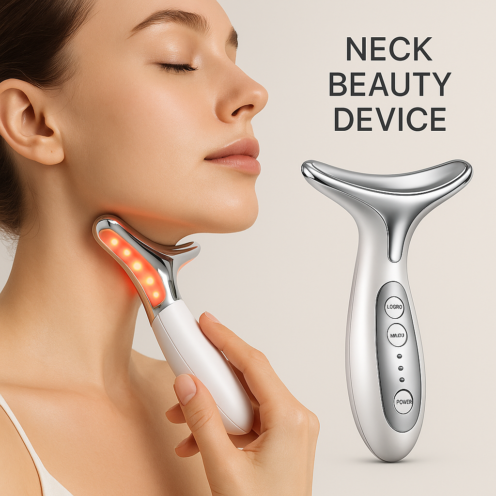 AIDiva: Neck Beauty Device - Vibrating Face & Neck Massager