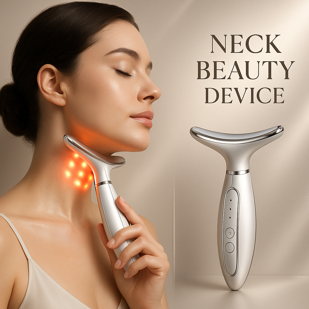 AIDiva: Neck Beauty Device - Vibrating Face & Neck Massager