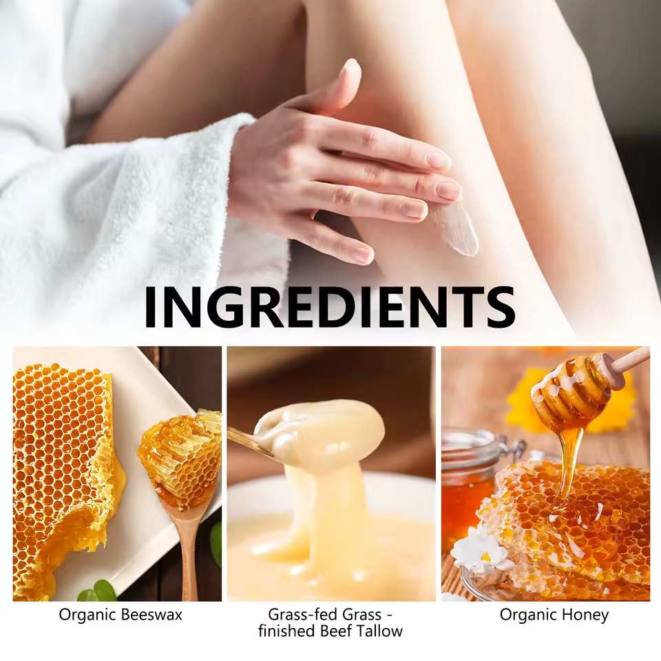 AIDiva: Grass-Fed Tallow Cream with Castor Oil & Frankincense